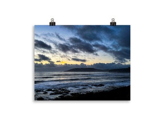 Photo paper poster of Shell Beach, California.