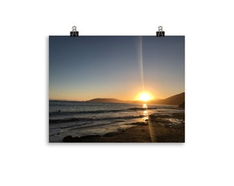 Photo paper of Shell Beach, CA