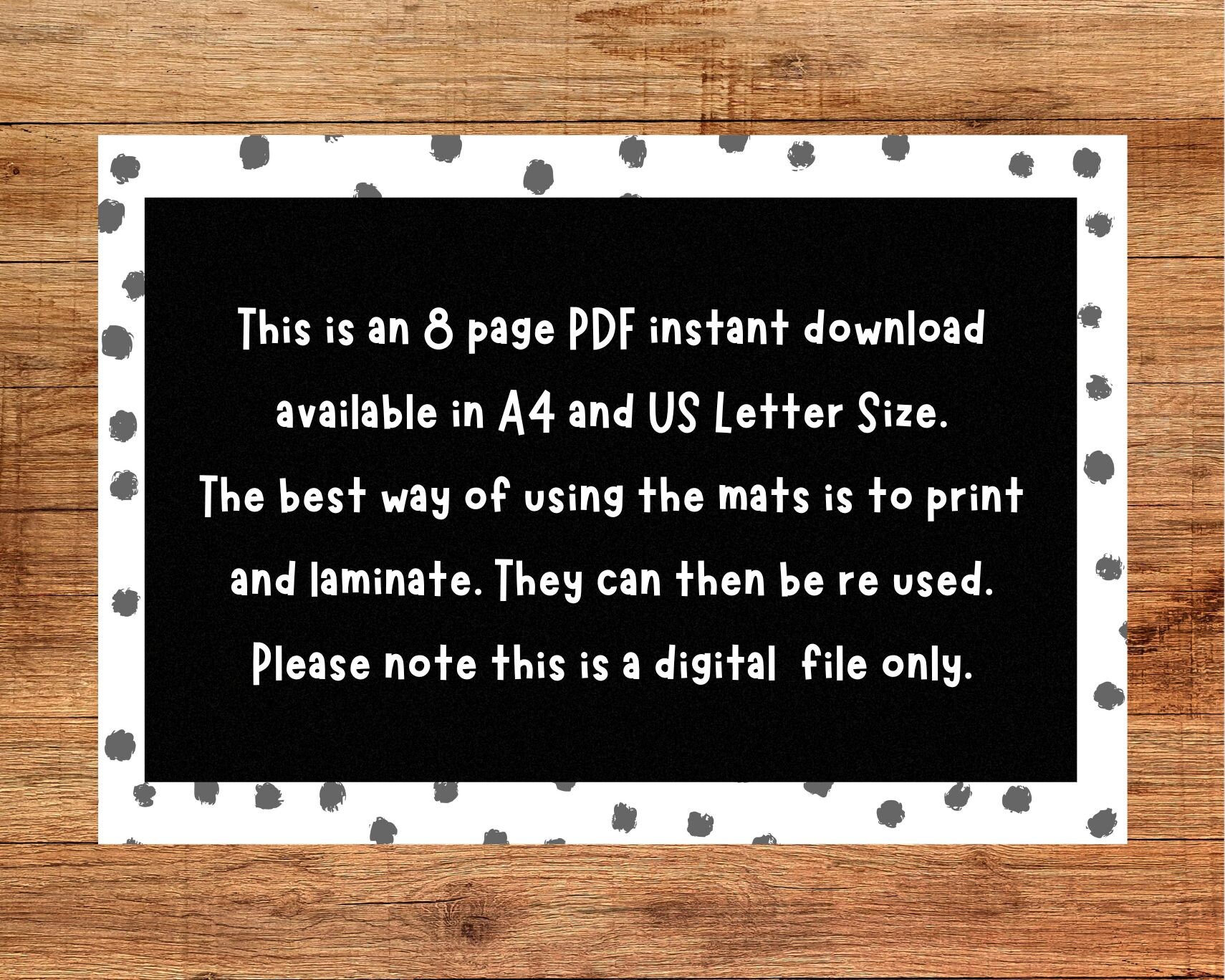 Play Dough Mats Food, Playdough Activity, Kids and Toddler Printables ...