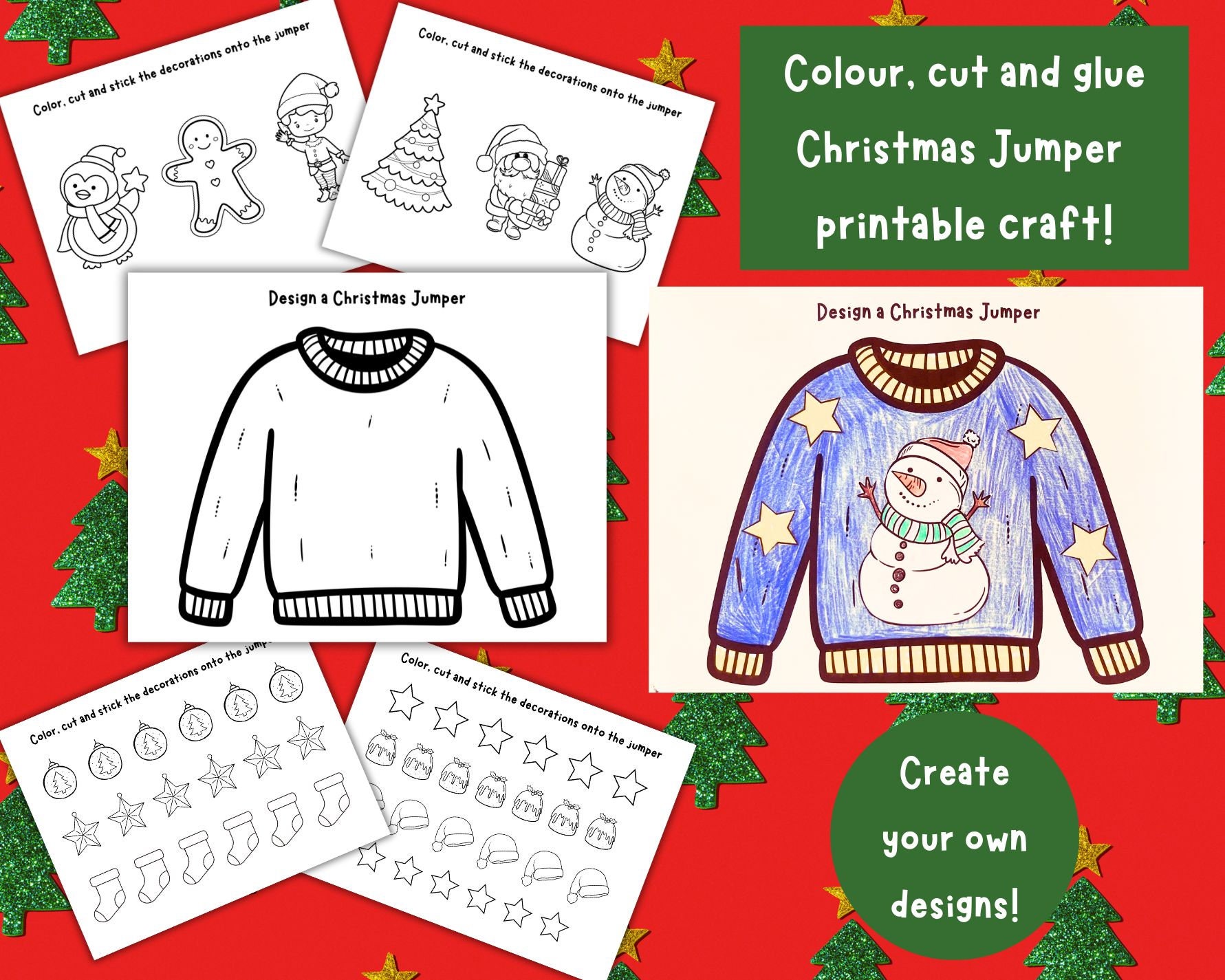 christmas-craft-activity-for-kids-christmas-cut-and-glue-kids-printable-christmas-activity-christmas-jumper-cut-and-paste-activity-etsy