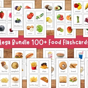 Schede didattiche di cibo, schede didattiche di frutta e verdura, schede didattiche di snack dolci e salati stampabili, schede didattiche per bambini piccoli, schede didattiche per bambini in età prescolare