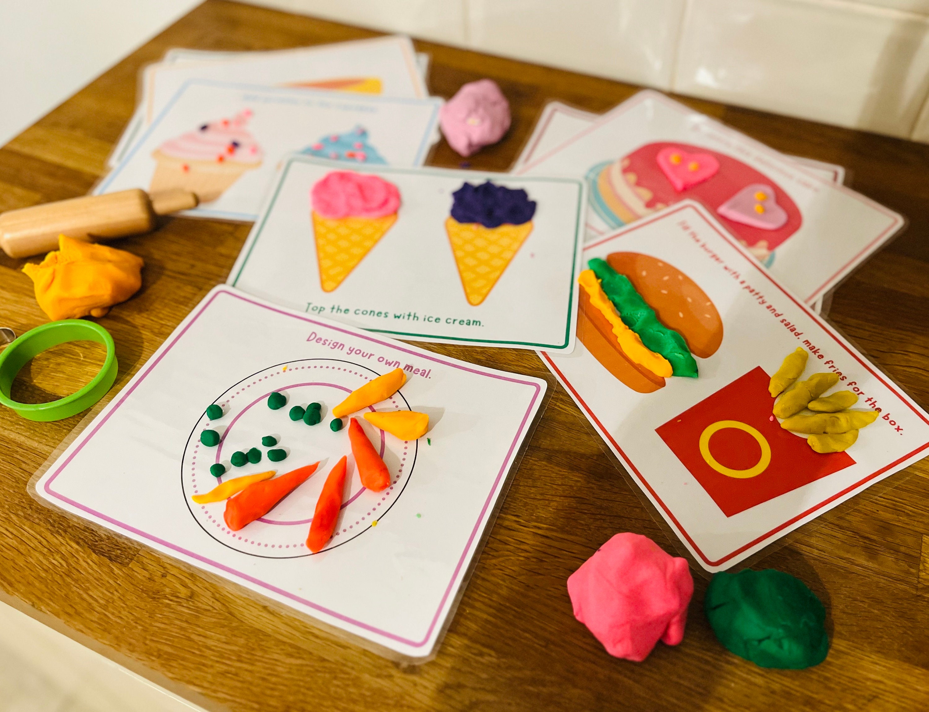 Little Chef Pizza Party Sensory PlayDough Kit! – Learn Through