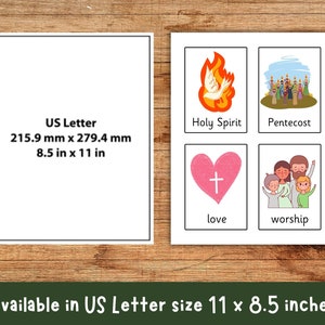 Kids Bible Flashcards, Christian Flash Cards, Christian Key Vocabulary ...