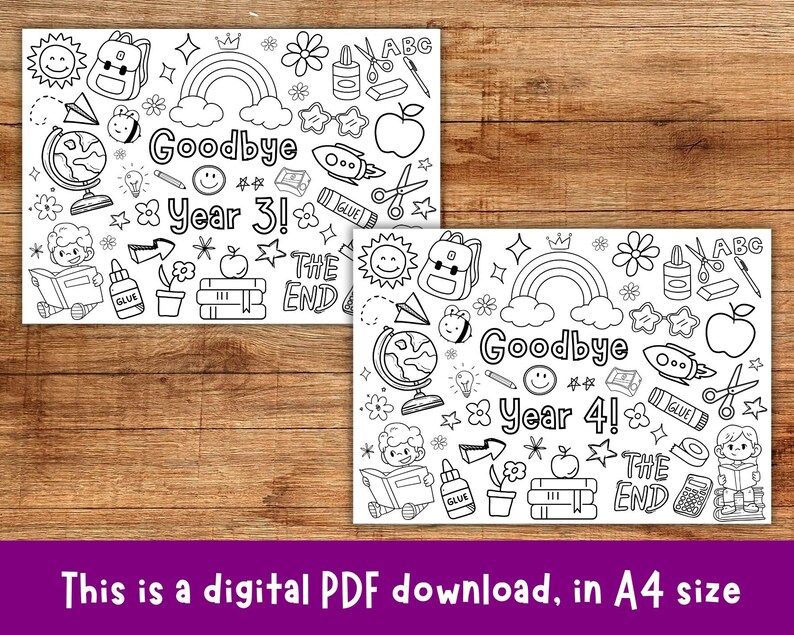 Last Day of School Colouring Page, End of the School Year Colouring ...