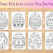 Printable Easter Egg Coloring Pages, Easter Coloring Pages, Kids Easter ...