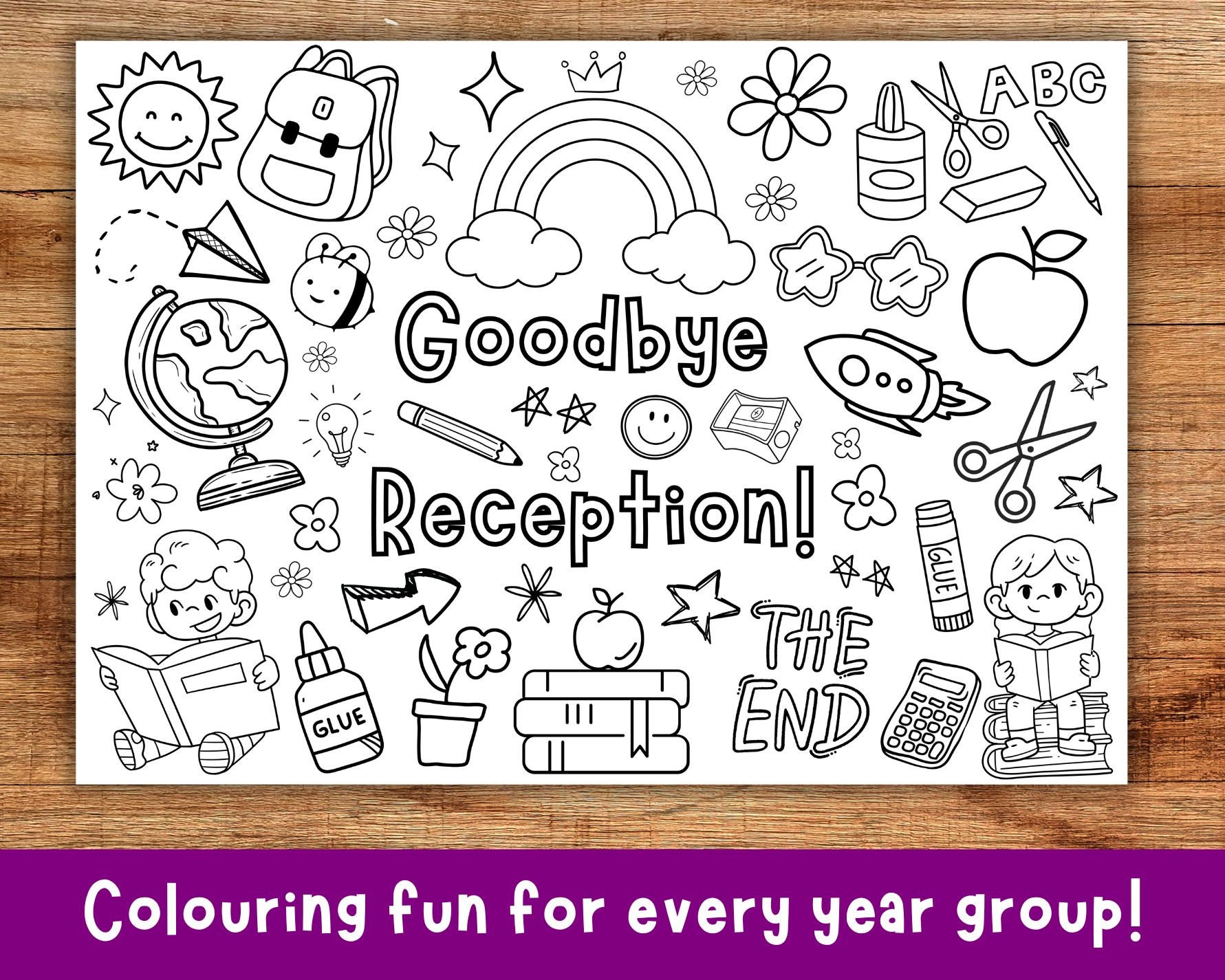 Last Day of School Colouring Page, End of the School Year Colouring ...