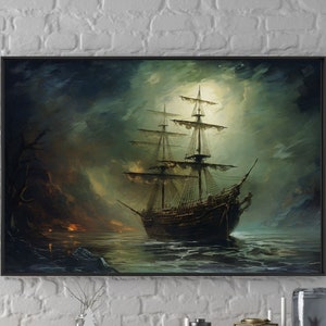 Unframed Printed Poster Ship Sailing CUP / AUCKLAND New Zealand Canvas  Modern Oil Art Painting Home Wall Decal (50 X 70 Cm)