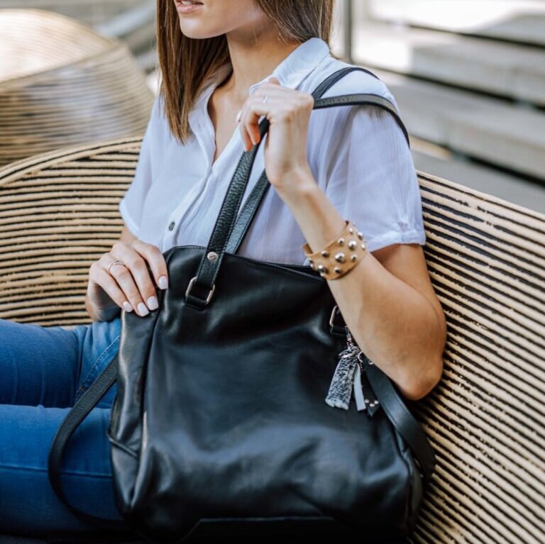 Women leather handbags
