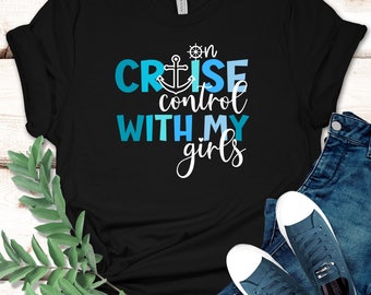Controle de cruzeiro, camisa de cruzeiro, viagem de amigos, camisa de viagem de cruzeiro de férias, camisa de cruzeiro combinando, camisa de viagem de meninas, camisa de férias, cruzeiro de amigos