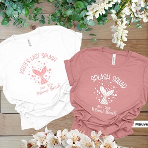 Last Splash Shirt,Custom,Bridal Party Shirts,Mermaid Shirt,Bride Squad,Bridal Shower Shirts, Bachelorette, Bridal Party,Bachelorette Shirts,
