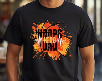 Shirt basketbal vader, shirt basketbal voor vader, shirt basketballiefhebber, shirt papa's basketbalwedstrijd, shirt basketbalcoach, shirt sport