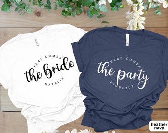 Bachelorette Party Shirts,Matching Bride Shirts,Bridal Party Tshirts,Bride Team Shirts,Bride Squad Shirts,Bridal Shower Shirts, Bachelorette