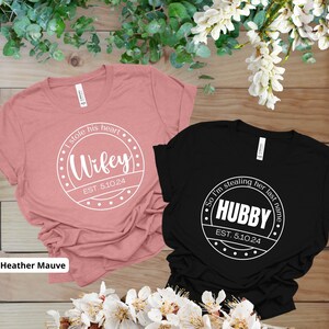Wife and Husband Shirt,Wedding Party Shirts,Honeymoon Shirt,Wedding Shirt,Honeymoon,Just Married Shirts,Matching Couple Shirts,Wifey Hubby
