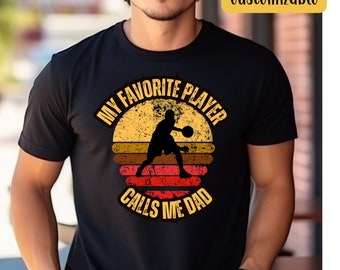 Basketbalshirt voor vader Vaderdag, shirt voor vader, shirt basketbal vader, cadeau vader basketbal, shirt basketballiefhebber, shirt vaders meisje, shirt vaders meisje, vader