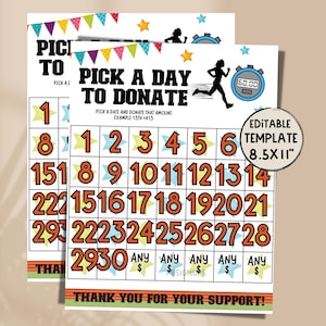 Track and Field  Pick A Date to Donate | Track Season Fundraiser | Pay for your day calendar | Sponsor my Season | Cross Country Fundraiser