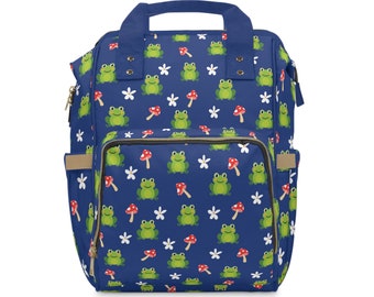 Multifunctional Frog Backpack, Multifunctional Frog Diaper Bag, Frog Camera Bag, Frog Backpack, Diaper Bag, Camera Bag, Travel Bag