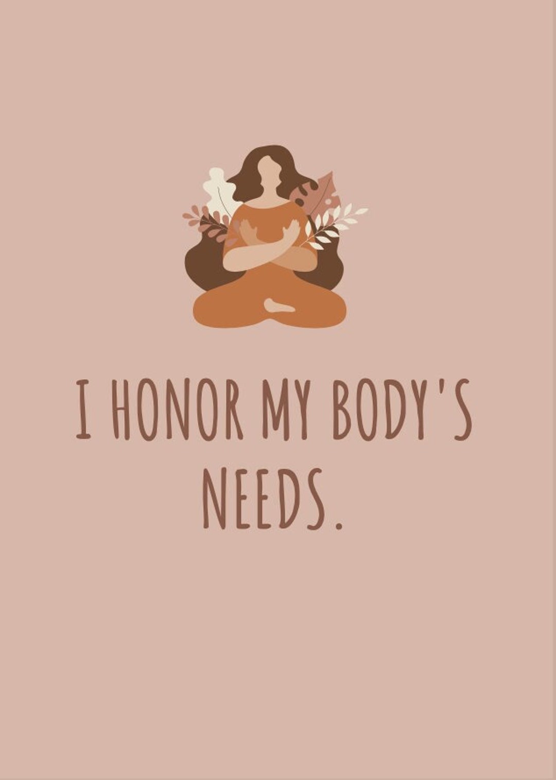 Self Care Affirmation Cards | Editable Canva Template | Self Love ...