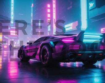 10 Cyberpunk World Digital Backgrounds