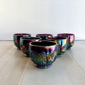 Amethyst Carnival Glass - Etsy