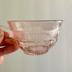 Anchor Hocking Pink Coronation set of (12) Tea Cups Depression Glass