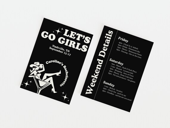 Nashville Bachelorette Itinerary Template, Nashville Bachelorette, Disco  Cowgirl, Canva Pro, Travel Itinerary, Disco Bachelorette - Etsy