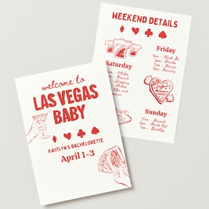 Plantilla de itinerario de despedida de soltera, Despedida de soltera de Las Vegas, Plantilla de itinerario de viaje, Canva Pro, Disco Bachelorette, despedida de soltera lesbiana