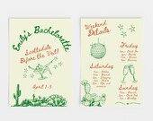 Bachelorette Itinerary Template, Scottsdale Bachelorette, Disco Bachelorette, Travel Itinerary, Canva Pro, Bach Party Itinerary