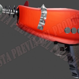 Laser Beam 3D Model (Printable Asset)