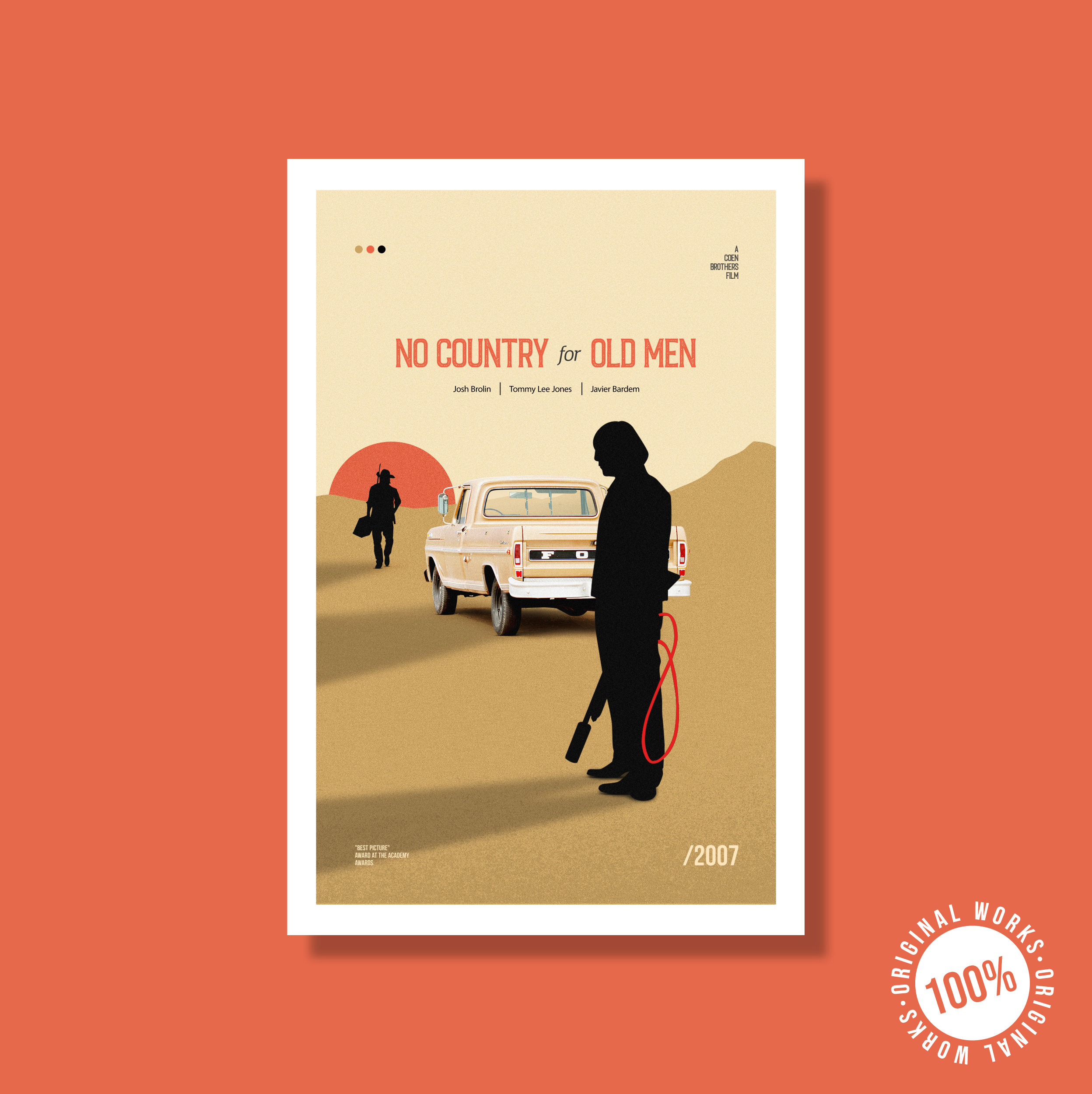 No Country for Old Men Poster 40x60cm (16 X 24 Inches) Digital - Etsy