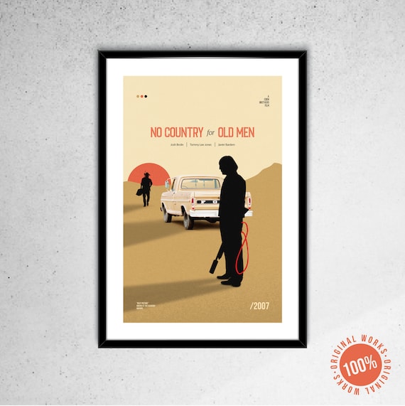No Country for Old Men Poster 40x60cm (16 X 24 Inches) Digital - Etsy