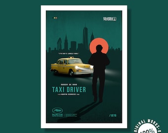 Plakat alternatywny do filmu Taksówkarz 40 x 60 cm (16 x 24 cale) Wydruk plakatu