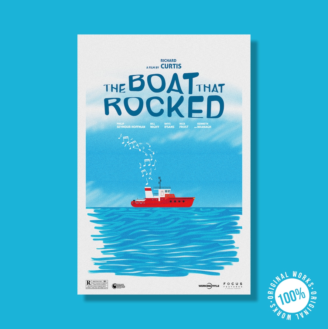 The Boat That Rocked Poster 40x60cm (16 X 24 Inches) Digital - Etsy