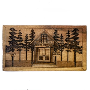 Cartes de visite personnalisées en bois massif - 25 cartes