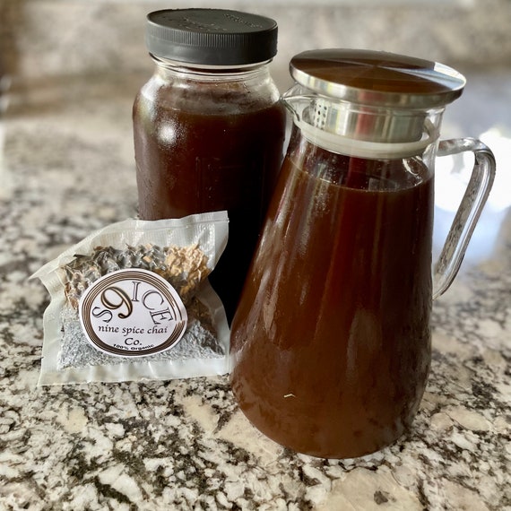 Homemade Organic Chai Latte Instant Pot Concentrate Tea and Spices