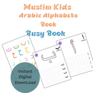 Compleet werkboek voor Arabische alfabetten met traceringswerkbladen en leesbladen, individuele brievenbladen, leren voor kinderen, geweldig hulpmiddel voor ouders/leraren