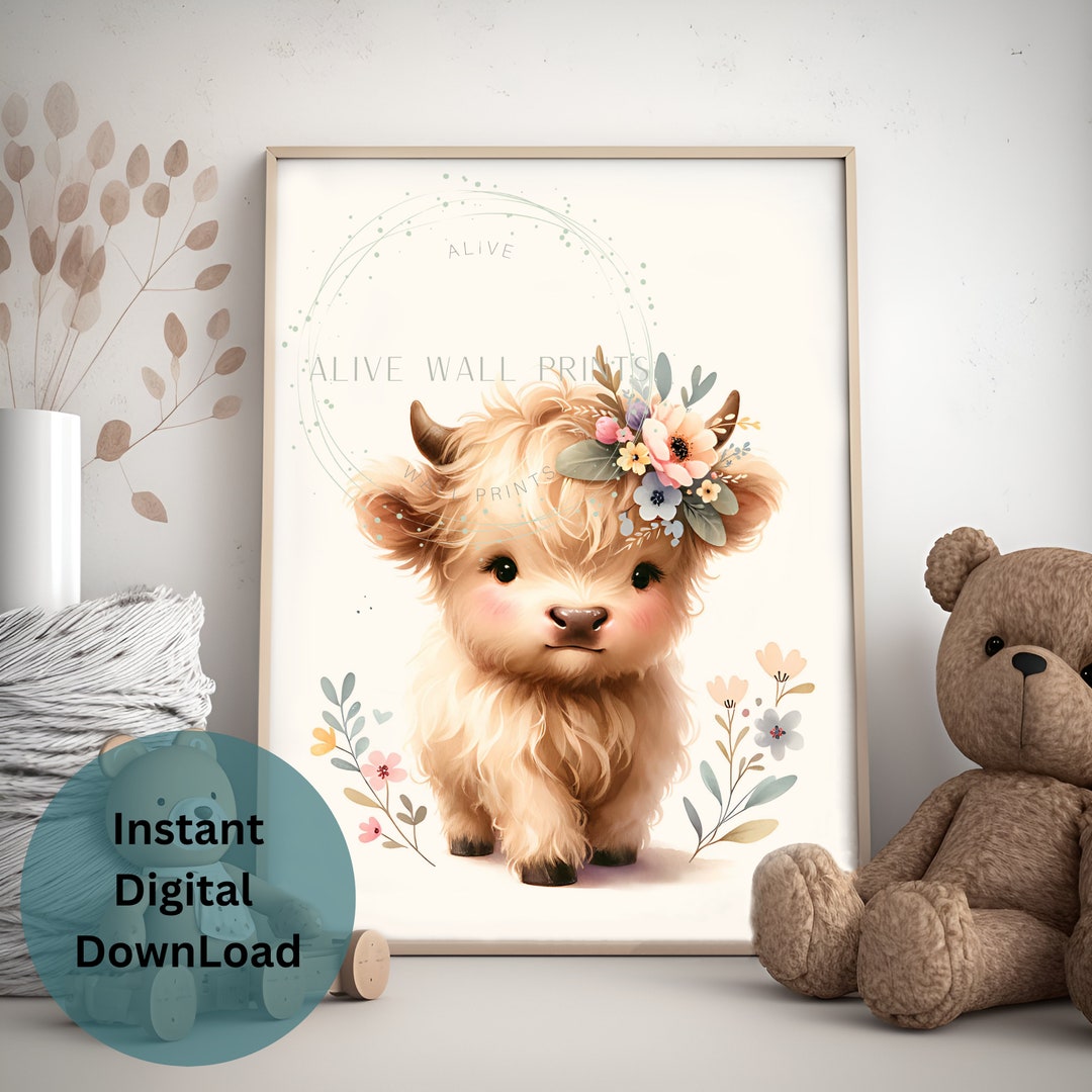 MyPuzzle Hairy Scottish Highland Cattle in A Winter Landscape - Prem