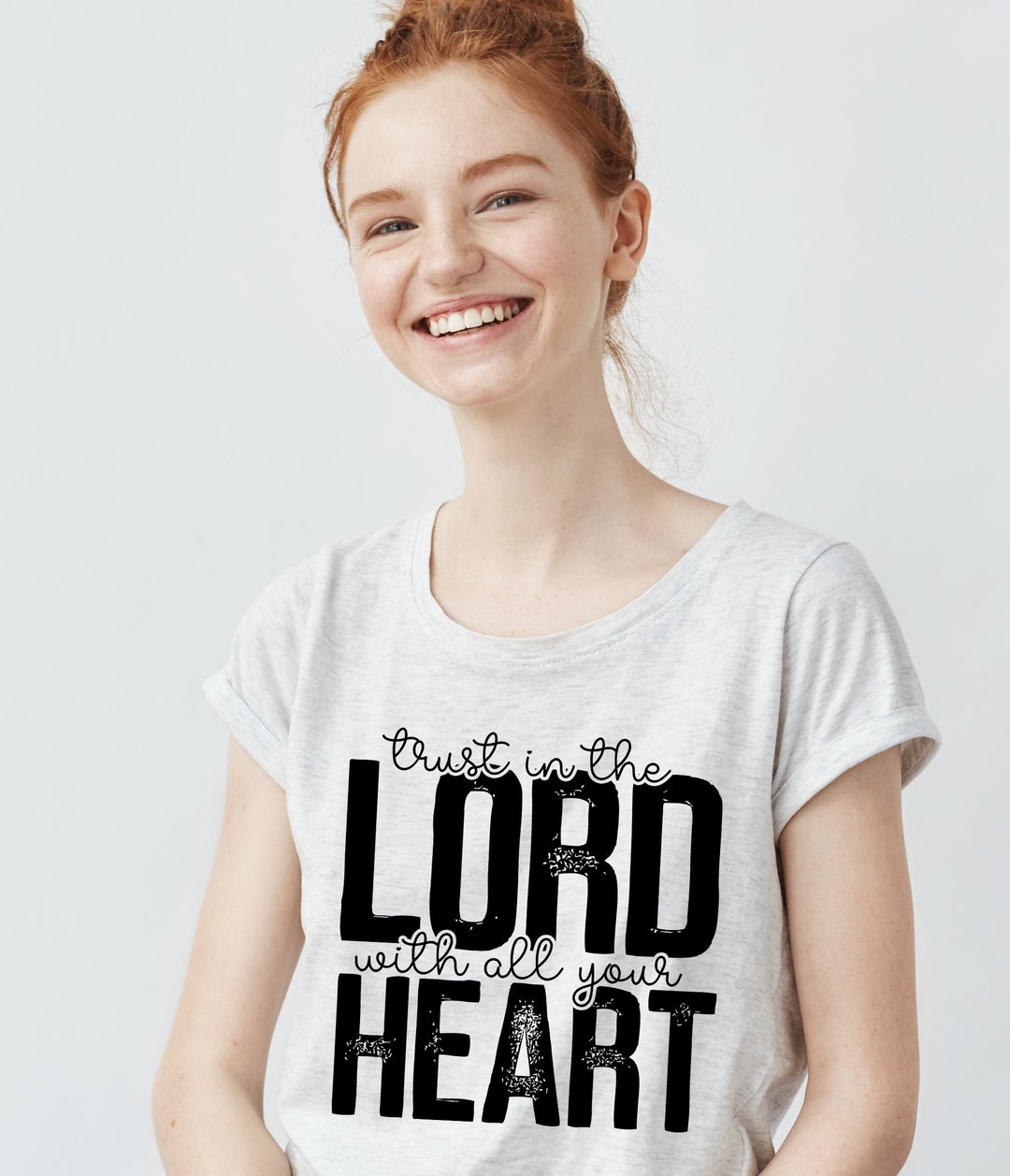 Trust in the Lord With All Your Heart Digital Download Christian Quote