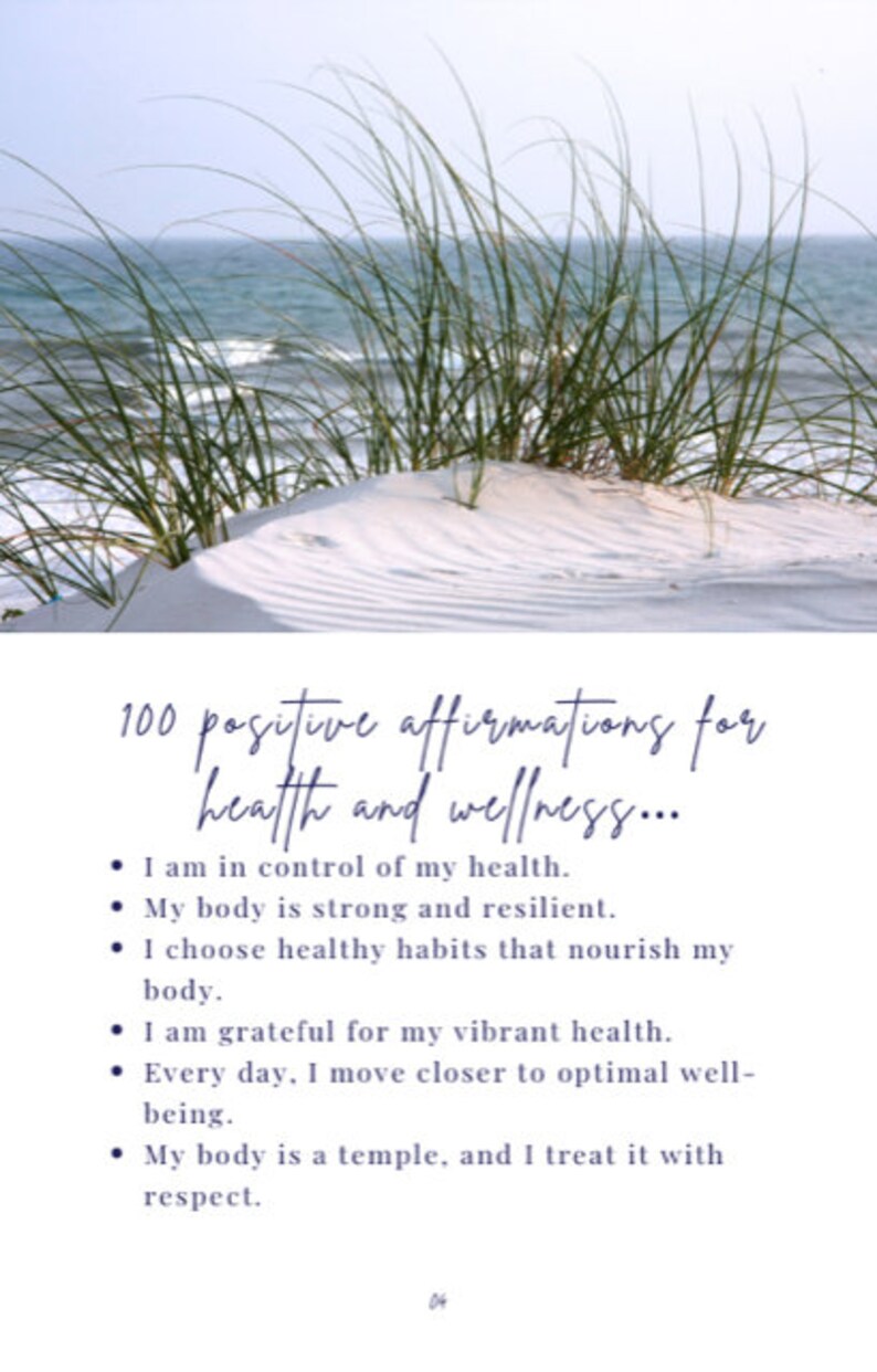 Positive Affirmations for Positive Life Affirmations for Health and ...