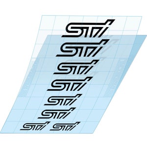 STI Brake Caliper Decal