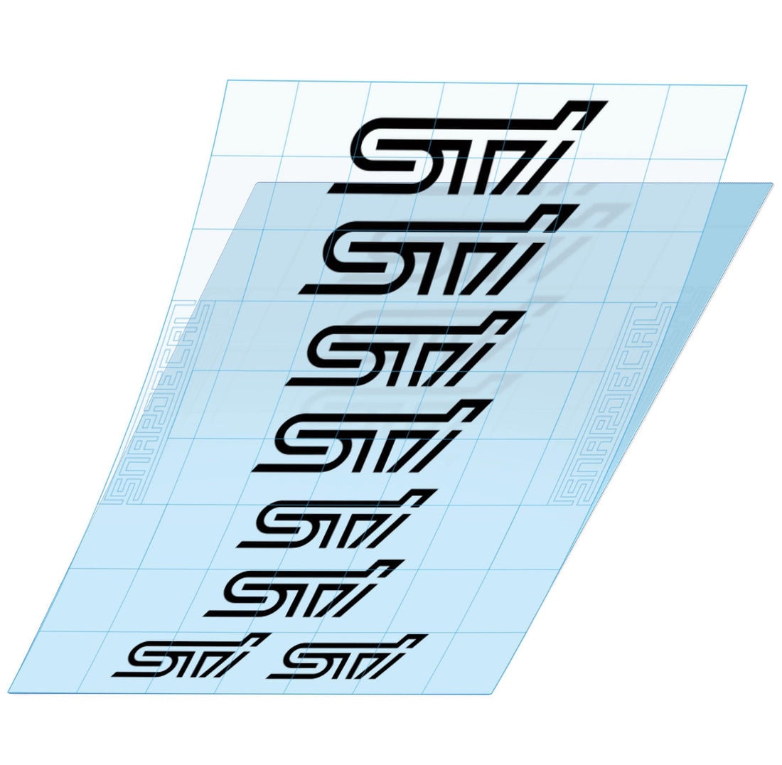 STI Brake Caliper Decal