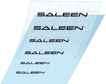 Saleen Brake Caliper Decal Set