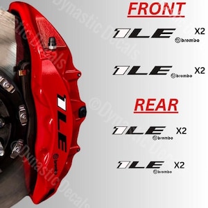 Camaro 1LE Brembo Bremssattel Aufkleber Set