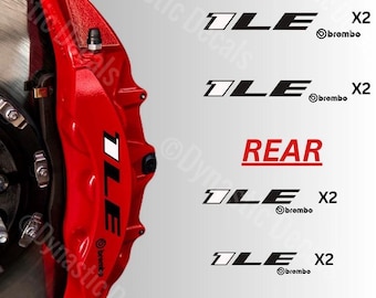 Camaro 1LE Brembo Brake Caliper Decal Set