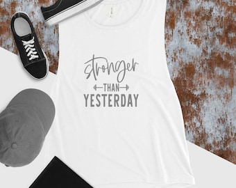Motivational Ladies’ Muscle Tank