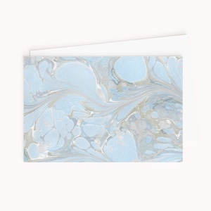 Hand Marbled Notecards - &quot;Aquatic Elegance&quot;