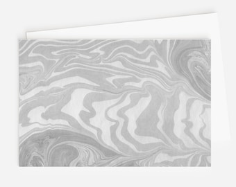 Suminagashi Notecard: Japanese Marbled Stationery