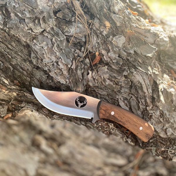 Handmade Camping Knife Bushcraft Knife  Survival Knife Engraved Knife Tactical Knife  Groomsmen Knive Gifts Custom Gifts for Men