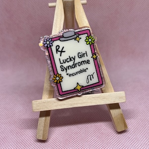 RX Lucky Girl Syndrome Badge Reel | RN | Nurse | Nursing Student | Badge Reel | Pharmacist | CNA | Medical