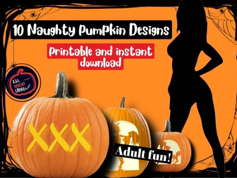 X Rated, Sexy, Adult Pumpkin Carving Kit - Etsy