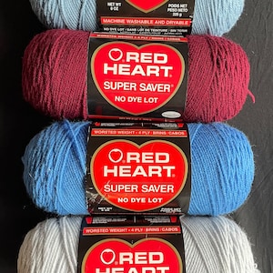 8 oz Red Heart Super Saver Yarn